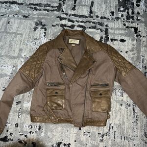Micheal Kors Biker Leather Jacket